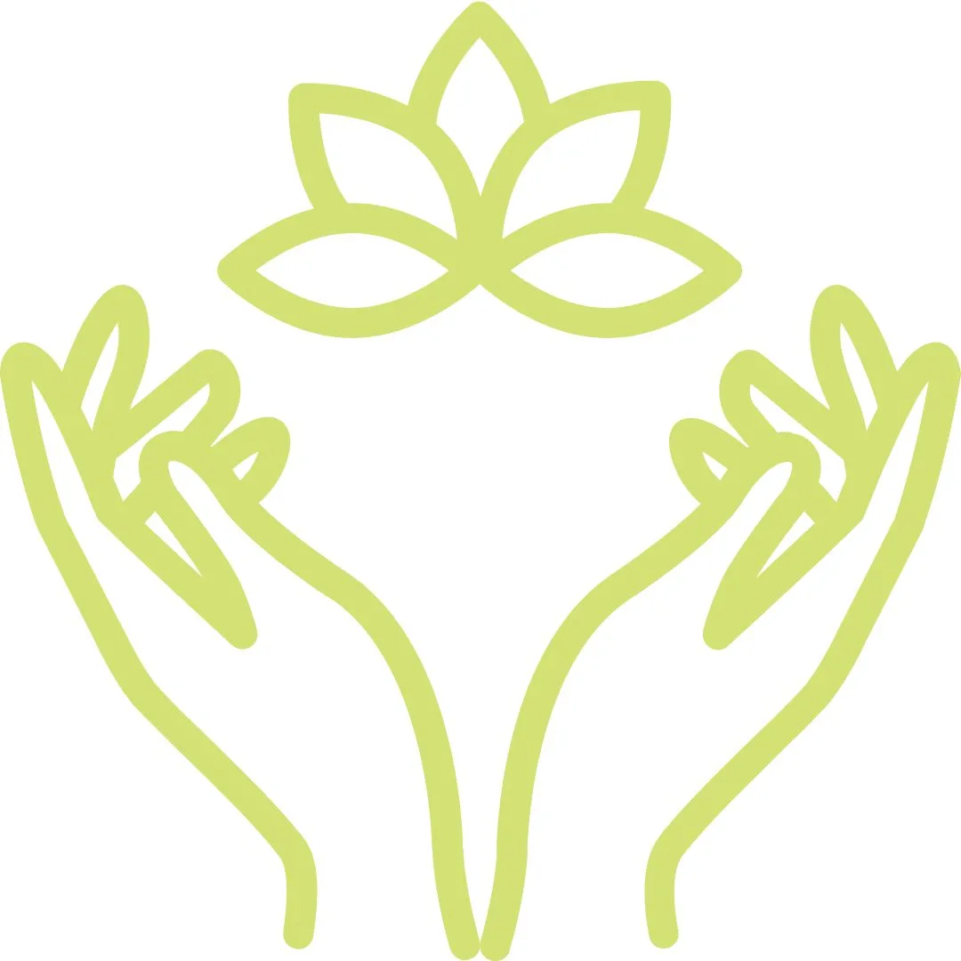hand with flower